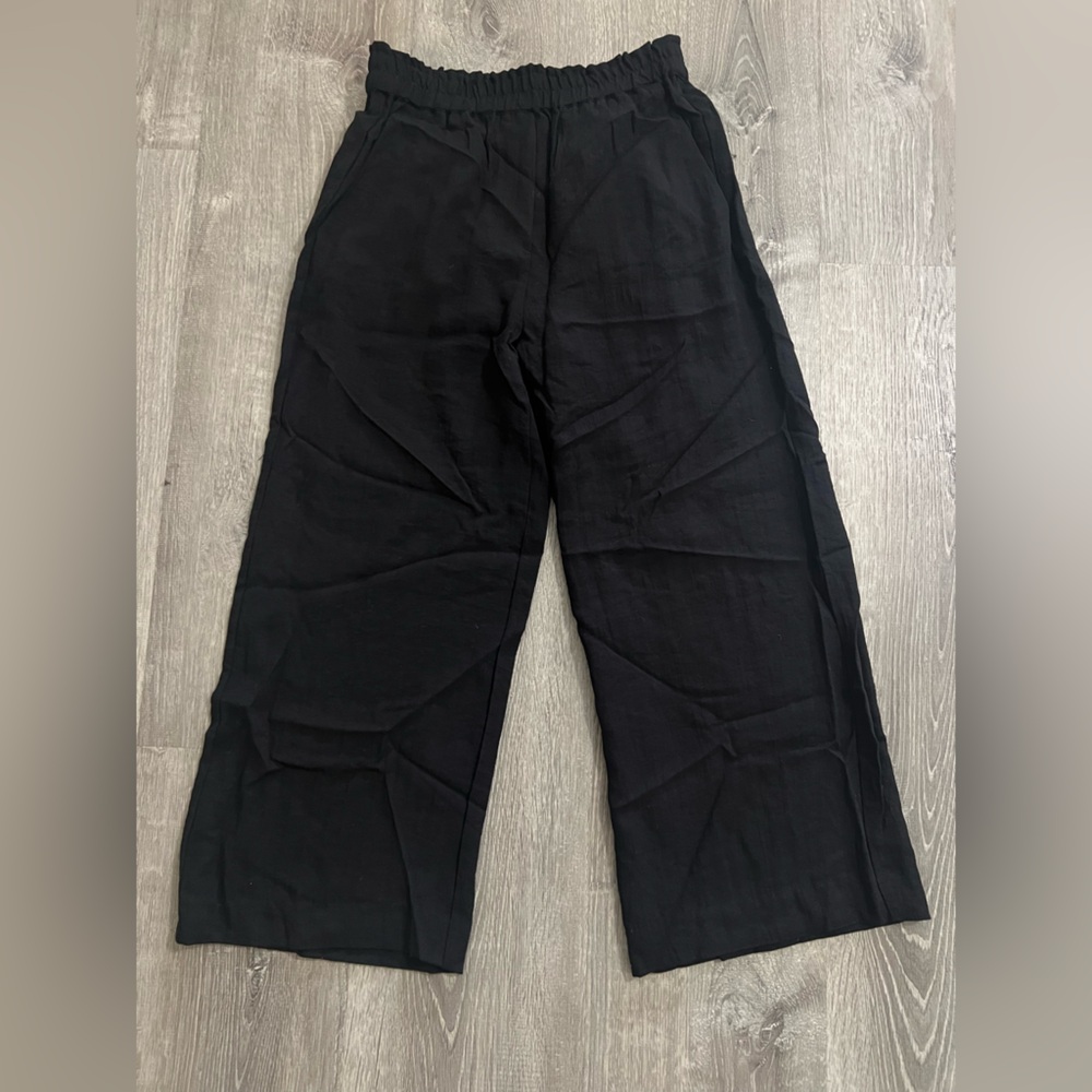 H&M Black Wide Leg Pants